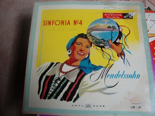 Vinilo Microsurco Sinfonica De Boston Mendelssohn Vm1