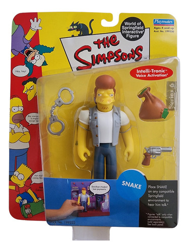 Figura Los Simpsons Playmates Series 6 Snake