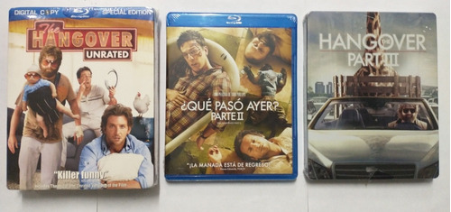 Que Pasó Ayer Trilogía | Blu Ray Películas Nuevo + Playera 