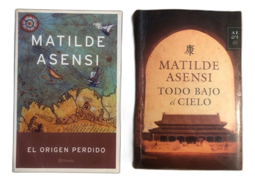 2 Libros Todo Bajo El Cielo, Origen Perdido. Matilde Asensi.