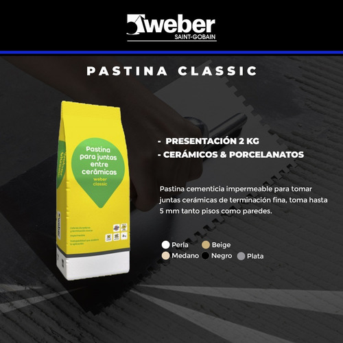 Pastina Antihongo Classic Medano 2 Kg Weber Reino Cremamicos