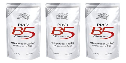 Mary Bosques Pro Vitamina B5 Doypack Recuperador Capilar X 3