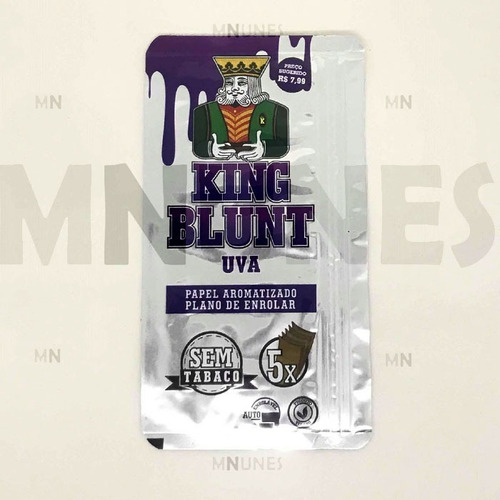 Caixa De Seda Sabor Mix Blunt Wrap King Paper Com 25 Barato