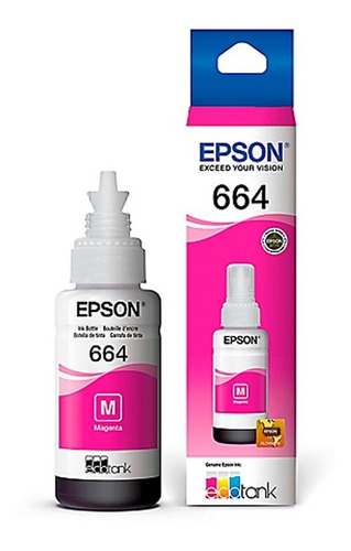 Botella De Tinta Magenta Epson 664 L110/l200/l210/l350/l355/
