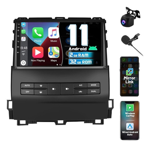 Estereo Toyota Land Cruiser Prado 120 Lexus Gx Carplay