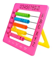 Comprar Abaco Cuentas Plastico Didactico Suma Resta 5 Postes Numeros