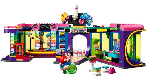 Kit De Construcción Lego Friends Roller Disco Arcade 41708 Cantidad de piezas 642