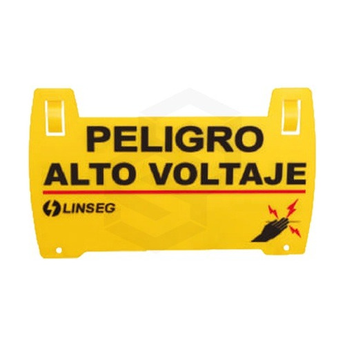 Letrero Advertencia Alto Voltaje Cercos Eléctricos 