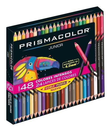 Color Bicolor Prismacolor Junior Doble Punta X24  