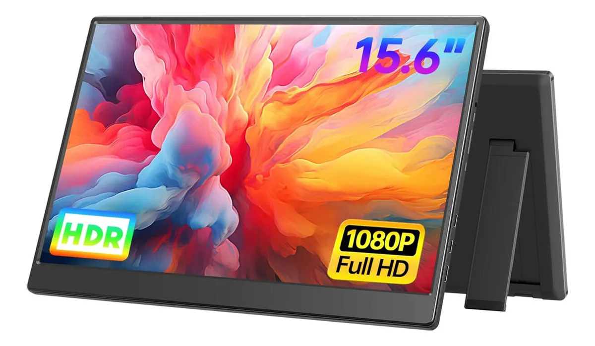 Monitor Portatil Ufyql 15.6 Fhd 1080p Ips Hdr Usbc Hdmi