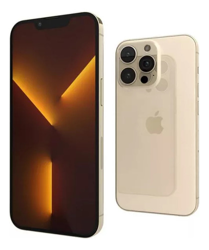 Apple iPhone 13 Pro Max 128 Gb, U S A D O, Excelente, Gold (Recondicionado)