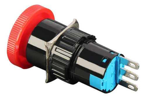 16mm Enclavamiento Interruptor De Botón De Parada De