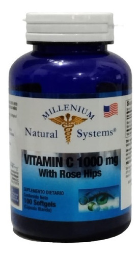 Vitamina C 1000mg Por 100 Cápsulas - Unidad a $510