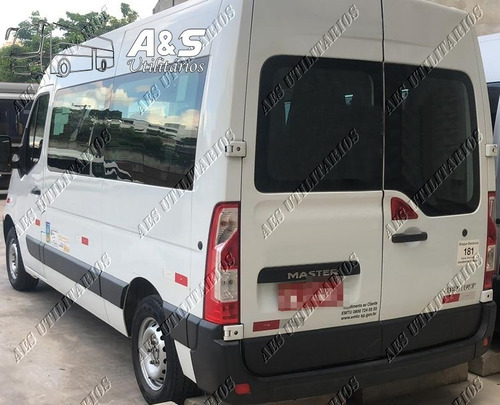 Imagem 3 de 5 de Renault Master L2h2 Ano 2014 Ar Bagageiro Alto Ais Ref 976