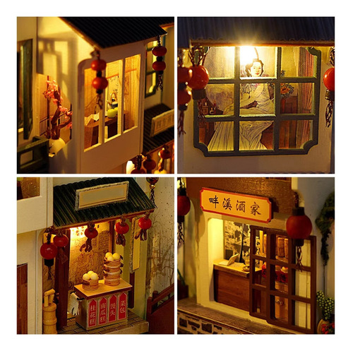 .. Kit De Maquetas De Casas De Muñecas En Miniatura Para