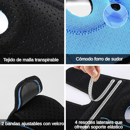 Rodillera Siyaa Deportiva Ajustable Para Gym 5mm