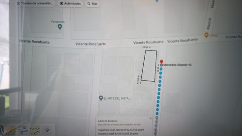 Venta Lindo Terreno Esquinero De 200 Mts2 Plano.