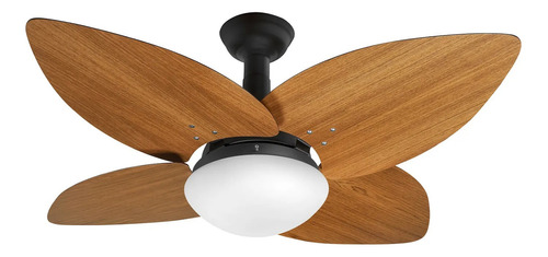 Ventilador De Teto Jet Aspen Venti-delta 130 W 4 Pás Freijó Cor Da Estrutura Preto Diâmetro 120 Cm Frequência 60hz Material Das Pás Mdf Rádica 220v