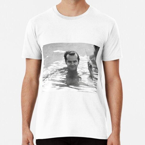 Remera Jack Nicholson, Fumando En La Piscina, Fotografía En 