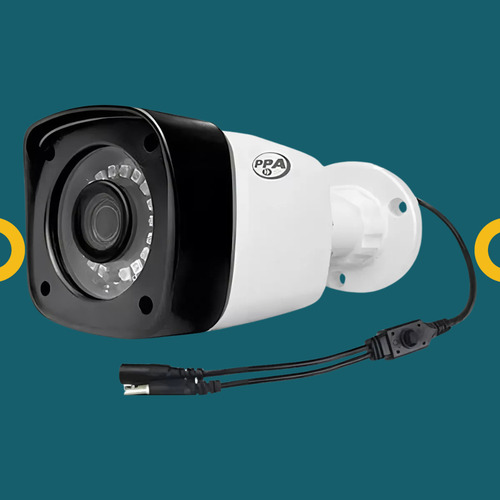 Câmera Segurança Dome Branco Ppa Full Hd 3,6mm Visão Noturna