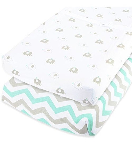 Cuddly Cubs Baby Changing Table Pad Cover Set Para Boy Y Gir