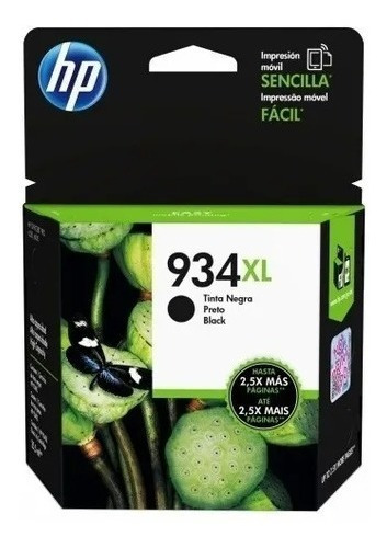 Tinta Hp 934xl C2p23al Negro Officejet Pro 6830/6230 Alto Re