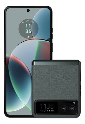 Motorola RAZR 40 Dual SIM 256 GB gris 12 GB RAM - Excelente (Reacondicionado)