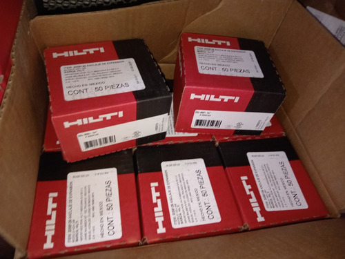 Taquetes Hilti De 3/8 Originales 1000 Piezas (Usado)