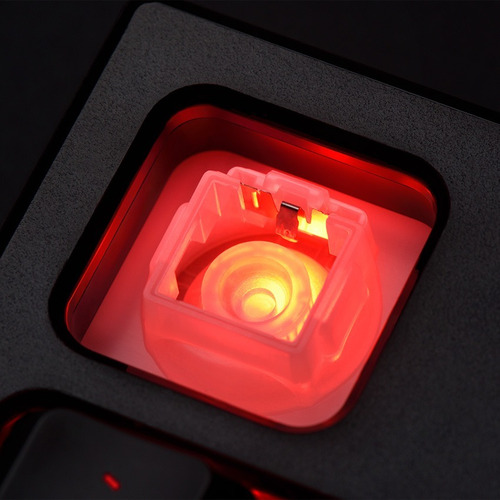 Teclado gamer Razer Ornata Chroma QWERTY español España color negro con luz RGB