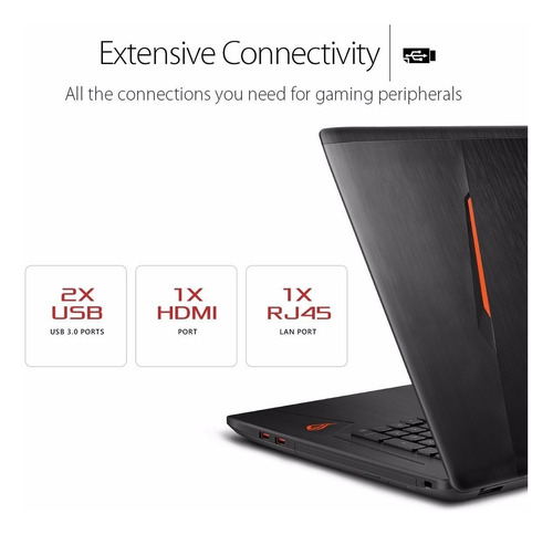 Asus Gl753ve-ds74 17.3 I7 16gb Gtx1050ti A Pedido!!!