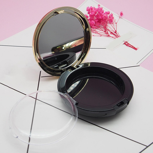 Caja Redonda Cosmética Vacía Resaltador Colorete Viaje Diy