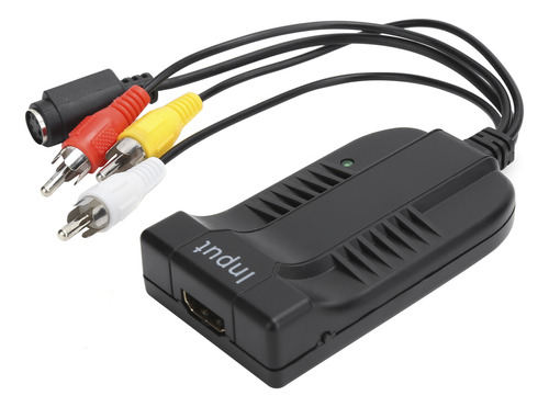 Adaptador De Vídeo Compuesto Hdmi A Macho A Av/cvbs/svideo