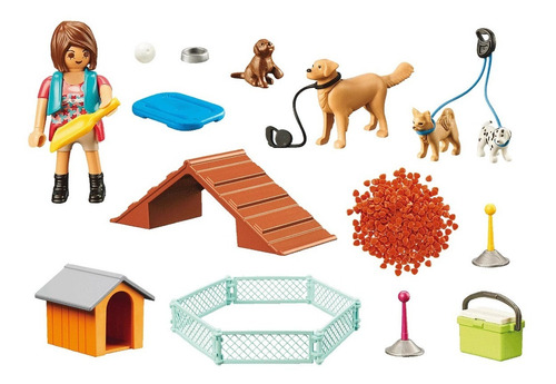 Imagen 2 de 4 de Playmobil 70676 Entrenadora De Perros