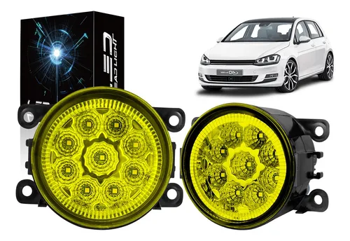 1 Par- Faros De Luz De Niebla Led De Parachoques Delantero