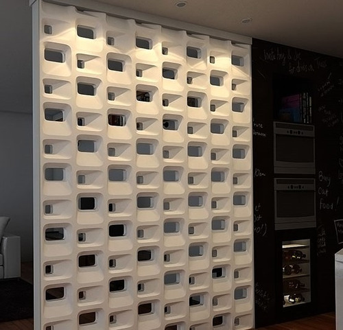 Forma Gesso 3d Cimento Abs Revestimento Quadricular 23x38
