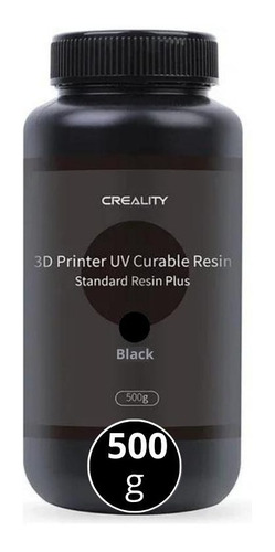 Resina Para Impresoras Creality Plus 3d 500g Negra