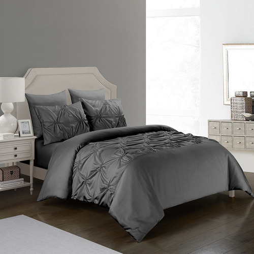 Juego De Ropa De Cama Con Bordado Elástico De 3 Piezas (1 F