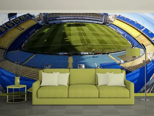 comprar Vinilo Decorativo Para Pared Fotomural Boca Juniors Xm2