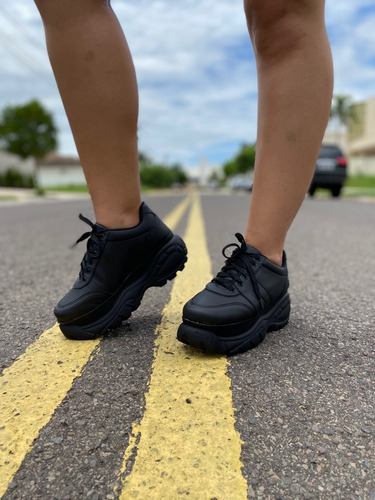 Imagem 2 de 5 de Tenis Feminino Plataforma Moda Confort Promoção | S01.tju