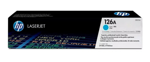 Hp Toner 126a Ce311a Cyan Para Hp Laserjet Pro 100 Co