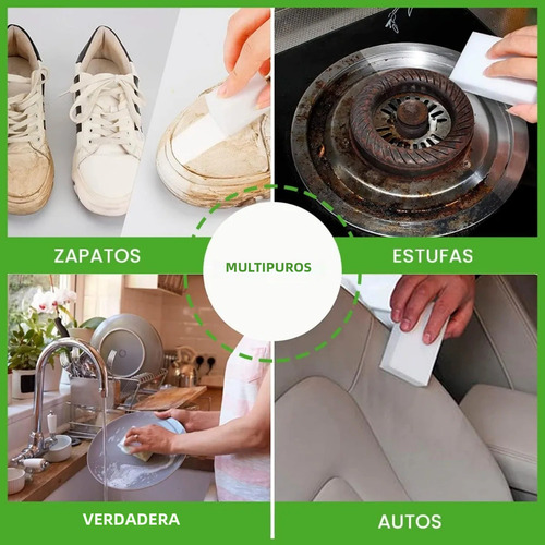 Esponja Mágica Limpieza Multifunción 6 Unidades