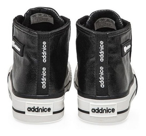 Imagen 9 de 10 de Zapatillas Botitas Addnice Vulcan Metalic + Bolso Kids Niña