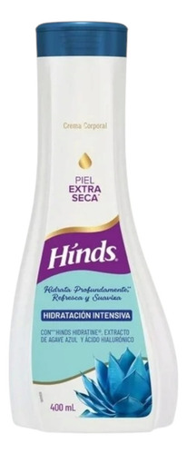 Hinds Crema Corporal con Agave Azul y ácido hialurónico 400 ml Piel Extra Seca
