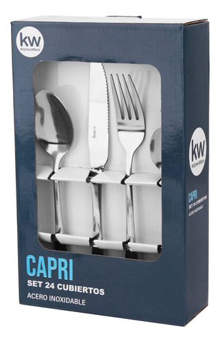 Set Cuchillería Kw Capri  24 Cubiertos Kitchenwa