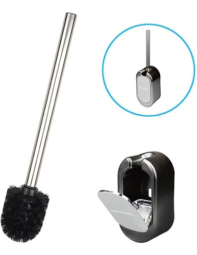 Imagen 1 de 6 de Cepillo Escobilla Inodoro Cerdas Plástico Resistente C/cajón
