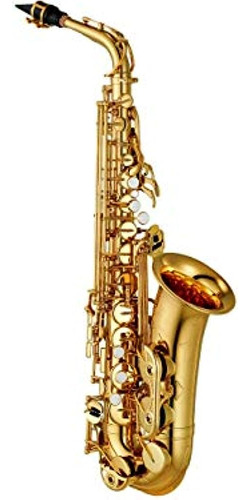 Yamaha Yas-480 Saxofón Alto Intermedio, Acabado Dorado