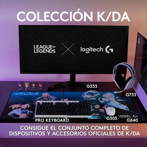 Mouse Gamer Inalámbrico Logitech G305 Hero Edición K/da Lol