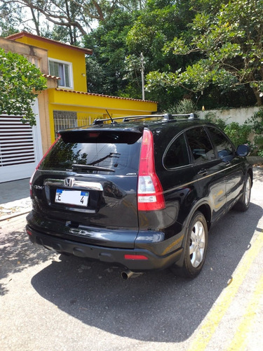 Imagem 11 de 11 de Cr-v Exl 2.0 Automatico 2008 /2008 Preta Top Completo