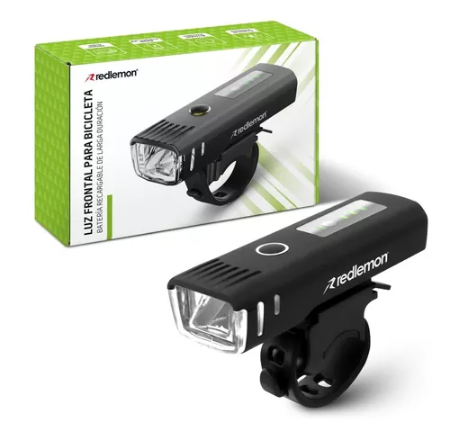 Luz Delantera para Bicicleta LED Redlemon Batería Recargable