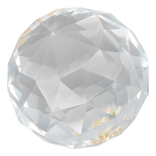 * Bola De Prisma De Cristal Transparente De 60 Mm De Corte